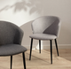 Krzesło do kuchni i salonu HOMLA 738081 LUJO 56.5 x 59 x 81 cm Szare (5906496738081) - obraz 7