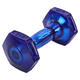 Гантель для фитнеса с TPU покрытием Zelart Jelly Urethane Coated Dumbbells TA-2946-5LB 1шт 2,3кг фиолетовый - изображение 1