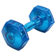 Гантель для фитнеса с TPU покрытием Zelart Jelly Urethane Coated Dumbbells TA-2946-12_5LB 1шт 5,7кг синий - изображение 1