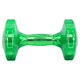 Гантель для фитнеса с TPU покрытием Zelart Jelly Urethane Coated Dumbbells TA-2946-10LB 1шт 4,5кг салатовый - изображение 2