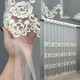Тюль VR-Textil 1849т Фатин с вышивкой Кремовый 300х270 см (40-209) - изображение 1
