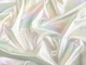 Ткань Трикотаж масло диско радуга точечная голограмма, сливочный, пог. м. (м80, 2506056C, д1) - изображение 3