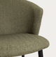 Krzesło do kuchni i salonu HOMLA 738074 LUJO 56.5 x 59 x 81 cm Zielone (5906496738074) - obraz 4