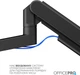 Настільне кріплення для монітора OfficePro MAH751B 24-57" 2~27 кг Black - зображення 9