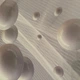 Виниловая 3Д наклейка на холодильник Белые глянцевые сферы (пленка ПВХ фотопечать) 65*200см Геометрия Белый - изображение 5