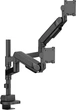 Настольное крепление для двух мониторов OfficePro MAH752B 24-57" 2~27 кг Black - изображение 12