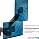 Настольное крепление для двух мониторов OfficePro MAH752B 24-57" 2~27 кг Black - изображение 17
