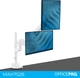 Настільне кріплення для двох моніторів OfficePro MAH752W 24-57" 2~27 кг White - зображення 15