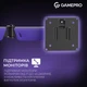 Настільне кріплення для монітора GamePro MAG101V RGB 17-40" 2-12 кг Black/Violet - зображення 2
