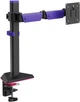 Настільне кріплення для монітора GamePro MAG101V RGB 17-40" 2-12 кг Black/Violet - зображення 14