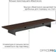 Столик для ноутбука/монітора Officepro MR164DW Dark Wood/Black - зображення 7