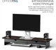 Столик для ноутбука/монітора Officepro MR161DW Dark Wood/Black - зображення 6