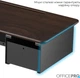 Столик для ноутбука/монітора Officepro MR161DW Dark Wood/Black - зображення 8