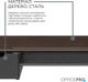 Столик для ноутбука/монітора Officepro MR161DW Dark Wood/Black - зображення 10