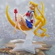 Аниме фигурка Сейлор Мун сидящая на Луне 15 см, Sailor Moon коллекционная статуэтка - изображение 1