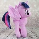 Мягкая игрушка «Сумеречная Искорка» (Twilight Sparkle) — плюшевая пони 30 см - изображение 4