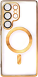 Панель Wozinsky Electroplated Case Magsafe для Samsung Galaxy S25 Ultra Gold (5907769369834) - зображення 1
