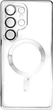 Etui Wozinsky Electroplated Case Magsafe do Samsung Galaxy S25+ Silver (5907769370366) - obraz 1
