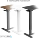 Приставной стол с регулировкой высоты и наклоном столешницы OfficePro ODM320DW Dark Wood/Black - изображение 16