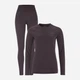 Комплект термобелья женский зимний спортивный Craft Core Warm Baselayer Set Woman 1909708-499000 L Dk Plum (7318570044298) - изображение 7