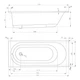 Ванна акриловая Vagnerplast Kasandra 165x70 (VPBA165KAS2X-04) Bianco без ножек - изображение 8