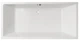 Ванна акриловая VAGNERPLAST Cavallo 190x90 Bianco (VPBA190CAV2X-04) с накладкой на сифон из искуственного мрамора без ножек - изображение 1