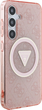 Панель Guess 4G Glitter Triangle Buttons MagSafe для Samsung Galaxy S25 Pink (3666339449612) - зображення 3