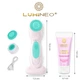 Szczoteczka do twarzy Lumineo Brush Classic 3 końcówki + żel do skóry problematycznej (5904726872444) - obraz 5