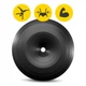 М'яч для фітнесу (пончик) 4FIZJO Air Ball Donut 50 x 27 см Anti-Burst Black (P-5907739312952) - зображення 2