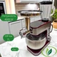 Кухонный комбайн с мясорубкой и овощерезкой TOP KITCHEN TK00225СК Универсальная кухонная машина с сменными насадками Планетарный тестомес 7л Стационарный миксер Электромясорубка с теркой и шинковкой - изображение 1