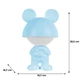 Светильник-ночник LED с аккумулятором голубой Dreamy Mouse Kite K25-315-2-3, 70461 - изображение 4
