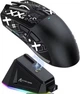 Профессиональная Беспроводная Игровая Мышь Attack Shark X11 6 режимов DPI до 22000 2.4 ГГц Wireless Bluetooth сенсор Pixart PAW3311 Type-C Аккумулятор до 200 часов игры Black - изображение 1