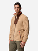 Толстовка на флісі на блискавці чоловіча Columbia Sequoia Grove Fz Fleece 2095891230 M Бежева (198711133336) - зображення 4