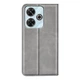 Чехол Taba Retro-Skin для Xiaomi Redmi 13 книжка с визитницей кожа PU серый - изображение 3