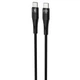 Кабель Proove Light Silicone Plus Type-C to Type-C 60W (1m) black (CCLS60002201) - изображение 1