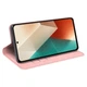 Чехол Taba Retro-Skin для Motorola Edge 50 Fusion книжка с визитницей кожа PU розовый - изображение 3