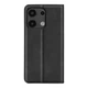 Чехол Taba Retro-Skin для Xiaomi Redmi Note 13 Pro 4G книжка с визитницей кожа PU черный - изображение 5