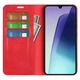 Чехол Taba Retro-Skin для Xiaomi Redmi 14C книжка с визитницей кожа PU красный - изображение 2