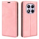 Чехол Taba Retro-Skin для Xiaomi Redmi Note 14 Pro 4G книжка с визитницей кожа PU розовый - изображение 1