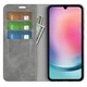 Чехол Taba Retro-Skin для Samsung Galaxy A16 / A165 книжка с визитницей кожа PU серый - изображение 2