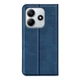 Чехол Taba Retro-Skin для Xiaomi Redmi Note 14 4G EU Version книжка с визитницей кожа PU синий - изображение 5