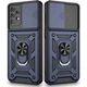 Протиударний броньований чохол із захистом камери для Samsung Galaxy A72 (A725) Armor Case Keysion blue - зображення 1