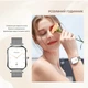 Смарт-часы Lady Watch для женщин с пульсометром, звонками и фитнес-функциями для Android и iOS - изображение 2