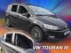 Дефлекторы окон ветровики Volkswagen Touran 3d 5d 15- вставные 4шт Heko Фольксваген Тоуран АМ0008072 - изображение 1