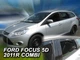 Дефлекторы окон ветровики Ford FOCUS 5D Combi 11-18 вставные 4шт Heko Форд Фокус АМ0007242 - изображение 1