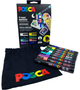 Набір ручок Uni Posca Pouch PC-5M 8 шт (3701614900683) (955555912363262) - Уцінка - зображення 2