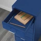 Комод на колесах ІКЕА HELMER 28х69 см Синій (30562715) - изображение 5