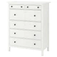 Комод ІКЕА HEMNES 108х131 см Біла пляма (60239273) - изображение 1