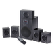 Акустическая система Genius SW-HF5.1 4500 II деревянный корпус 5.1 125 Вт 90 дБ 40–20000 Гц черная 31730015400 - изображение 1
