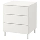 Комод ІКЕА PLATSA 60х57х73 см Фоннес білий (s49277247) - изображение 1